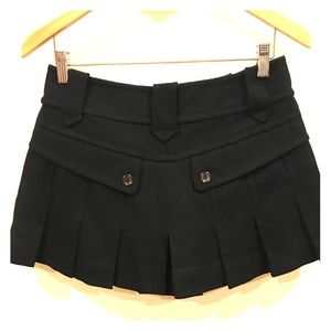 Black wool skort from Burberry